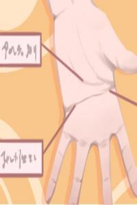 十足富貴手相 手掌厚實中指較長