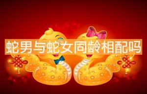 蛇男與蛇女同齡相配嗎 屬蛇婚配情況