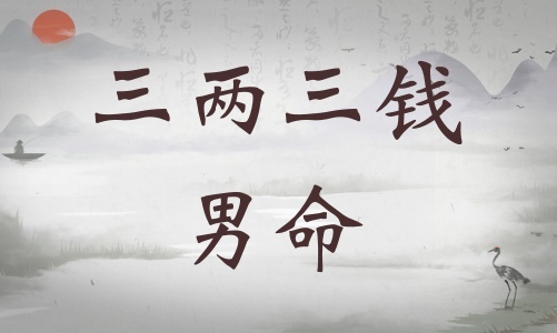 三兩三錢男命詳細(xì)解釋，三兩三錢男命最正確詳解！