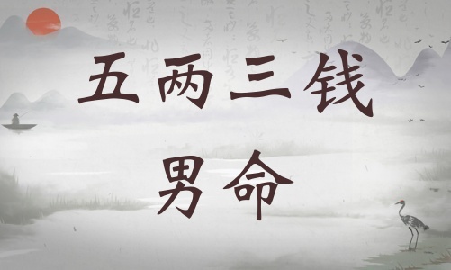 五兩三錢男命詳細(xì)解釋，五兩三錢男命詳細(xì)解釋一生！