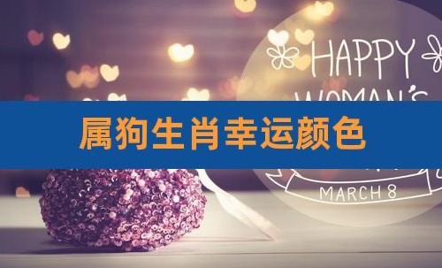 屬狗2024年什么顏色最旺