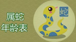 屬蛇的今年多大