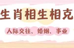 十二生肖相生相克表查詢