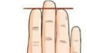 無名指和食指一樣長的命運(yùn)