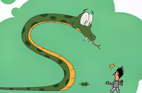 夢見蛇追著自己跑是什么意思