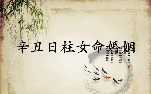 辛丑日柱女命婚姻詳解