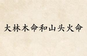 大林木命和山頭火命婚配好不