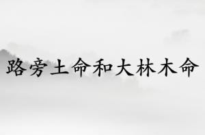 路旁土命和大林木命人結(jié)婚好嗎