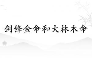 劍鋒金命和大林木命相克嗎