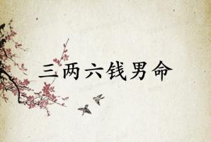 三兩六錢男命最正確的解釋