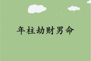年柱劫財男命代表什么