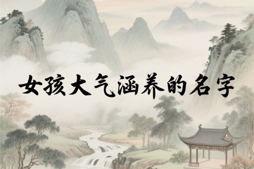 女孩大氣涵養(yǎng)的名字