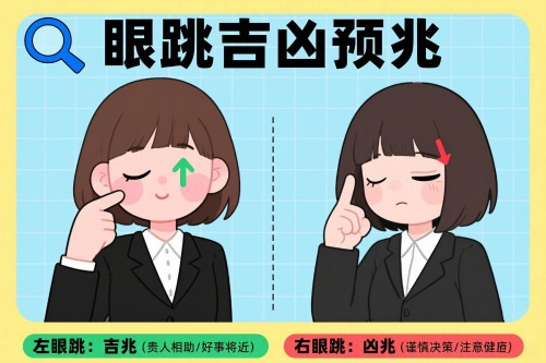 二十四小時(shí)左右眼跳吉兇預(yù)兆