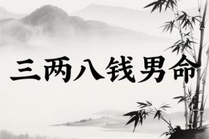三兩八錢男命詳細(xì)解釋一生