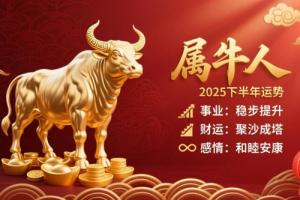 2025屬牛人下半年運(yùn)勢(shì)詳解