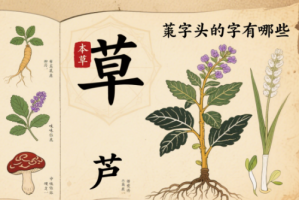 艸字頭的字有哪些