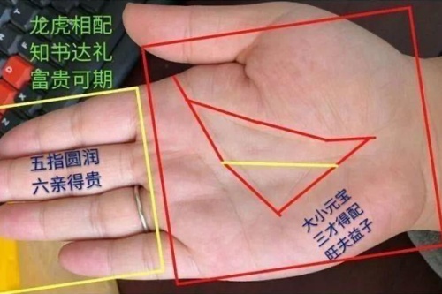 手相有元寶紋的女人代表什么