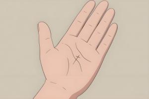 十字紋在生命線和智慧線之間代表什么