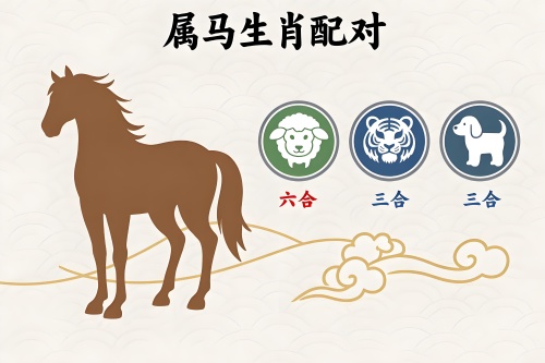 屬馬的三合和六個合生肖是什么