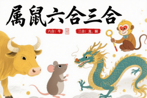 屬鼠的三合和六個合生肖是什么