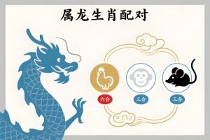 屬龍的三合和六個合生肖是什么