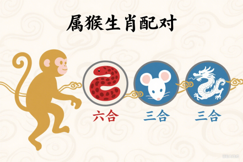 屬猴的三合和六個(gè)合生肖是什么