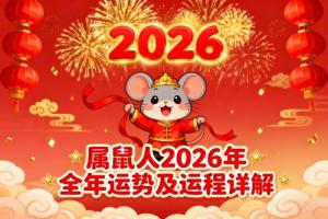 屬鼠人2026年全年運勢及運程詳解