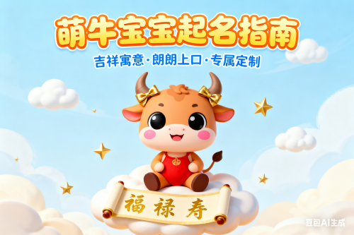 屬牛女孩最吉利的名字