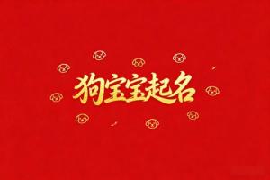 屬狗女孩取名最旺的字