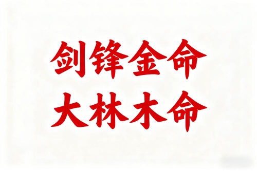 劍鋒金命和大林木命相配嗎