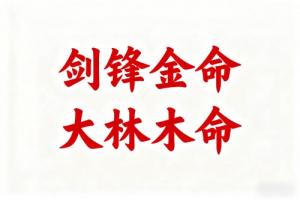 劍鋒金命和大林木命相配嗎